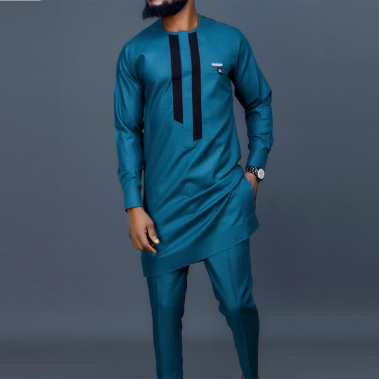African Ethnic Style Men's Casual 2-piece Set
